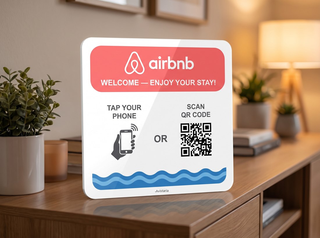 Plaque Airbnb Avistaria